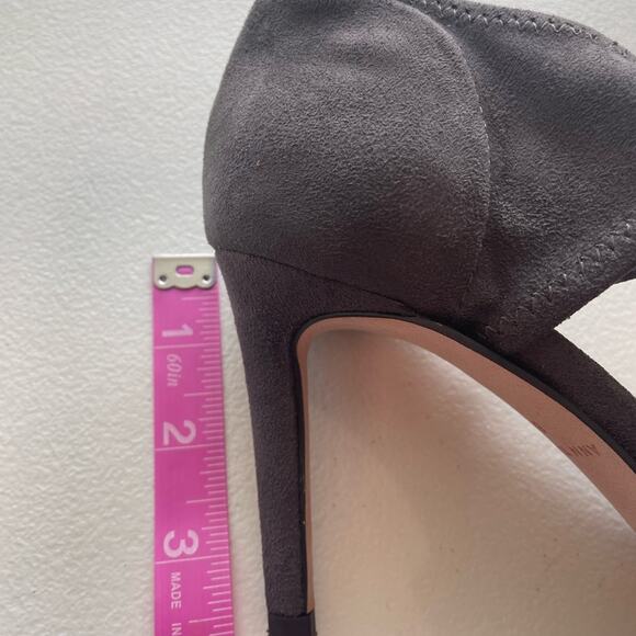 ANN TAYLOR Gray Suede Pointed Toe, Sz 6, Elegant, Career Chic - Picture 12 of 13